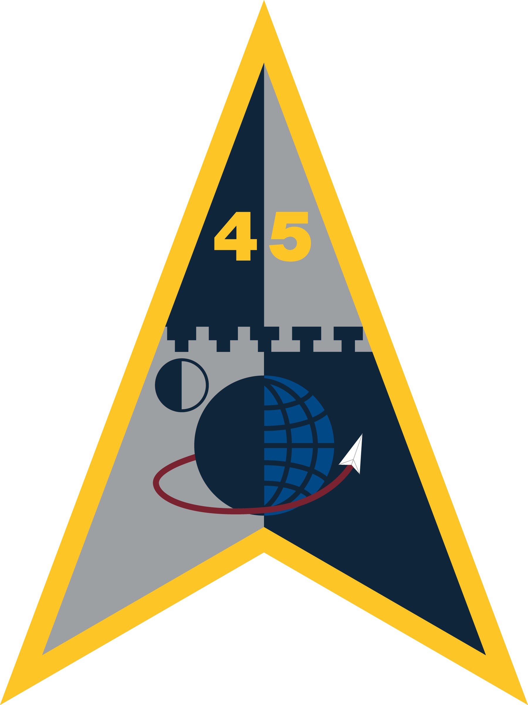 SLD 45 emblem graphic, color